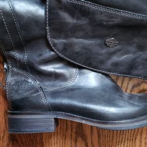 Harley-Davidson Black Over the Knee Boots
